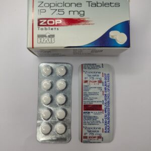 zopiclone (zop) 7.5 mg (white) tablets